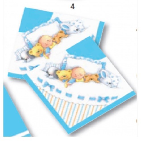 Tovaglia plastica baby boy blu - plastica,