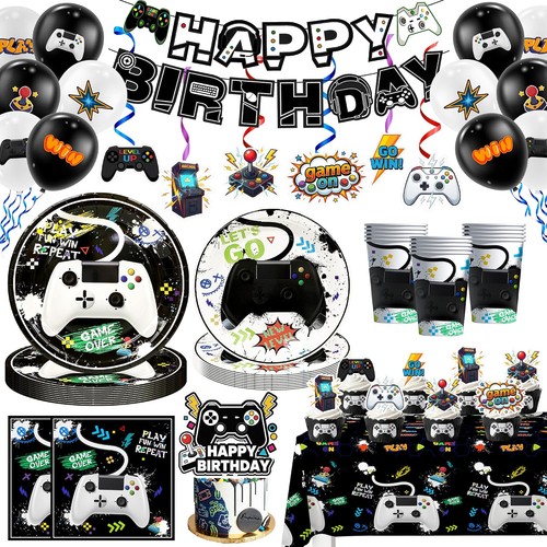 Videogioco party decorazioni - videogioco,
