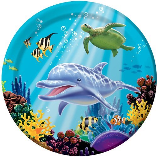 Piatti carta oceano cm - piatti,