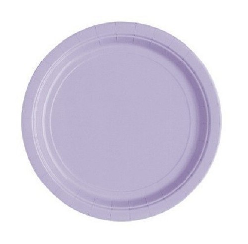 Piatti carta lilla - 12, cm