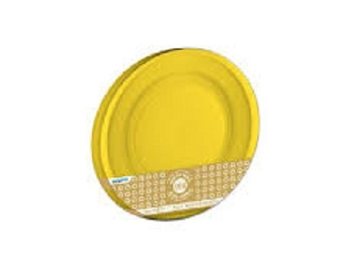 Piatti carta giallo - 18, cm