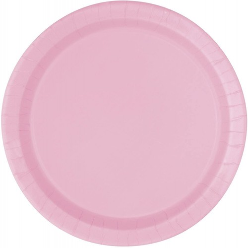 Piatti carta rosa cm - carta,
