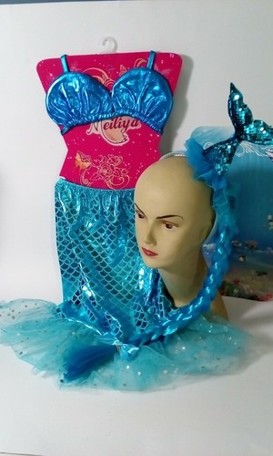 Carnevale vestito sirena bimba - sirena,