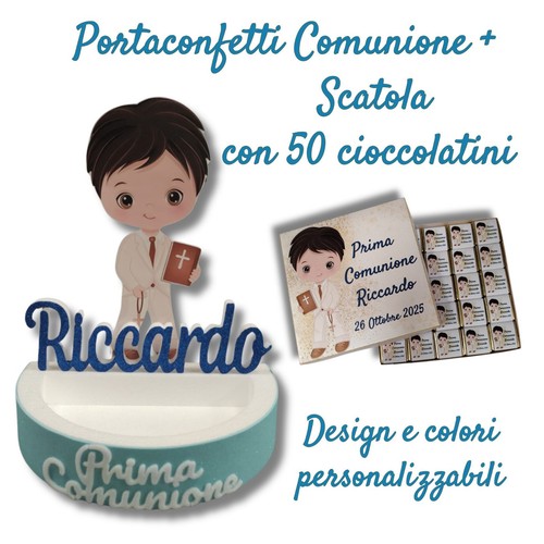 Portaconfetti comunione - comunione, +