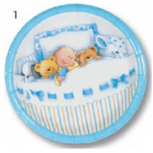 Piatti carta baby boy - piatti,