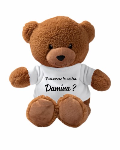 Orsetto peluche con - 17, cm