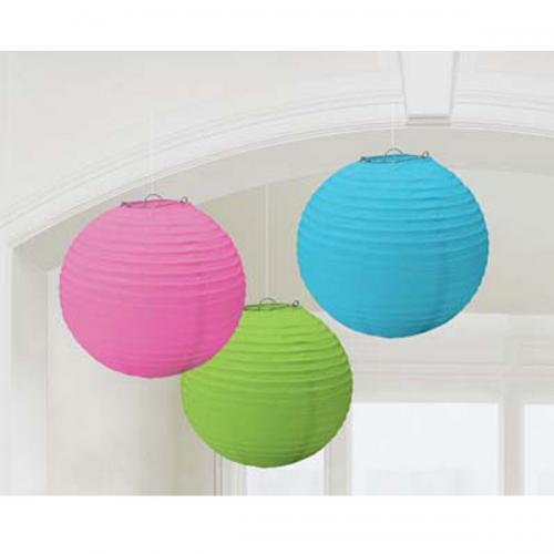 Lanterne multicolore tondo - 3,