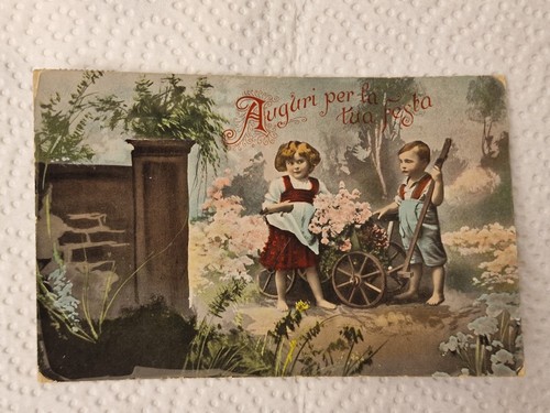 Cartolina foto auguri per - auguri, la