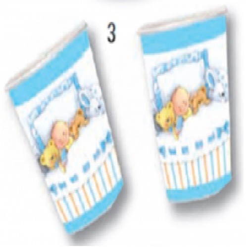Bicchieri carta baby boy - carta,