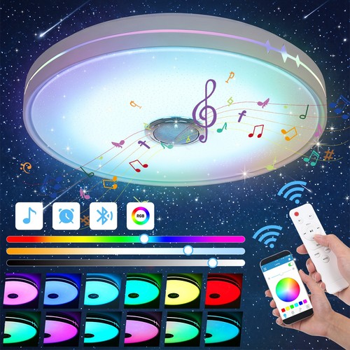 Plafoniera led rgb con - plafoniera,
