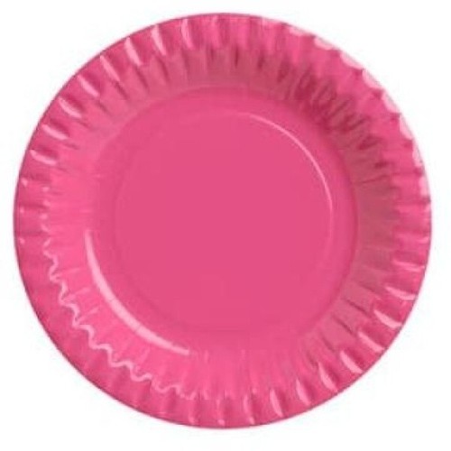 Piatti carta fucsia - piatti, cm