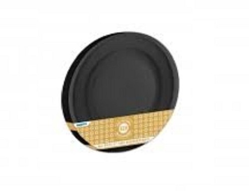Piatti carta nero - nero, cm