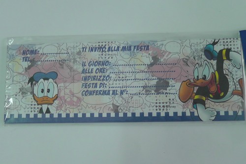 Inviti assegno paperino - 20,
